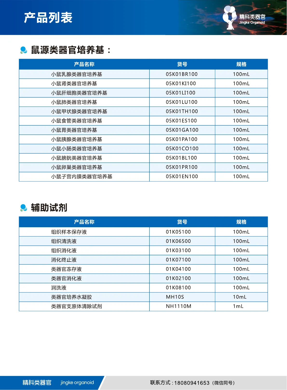 肿瘤/正常类器官培养基说明书第 7 页